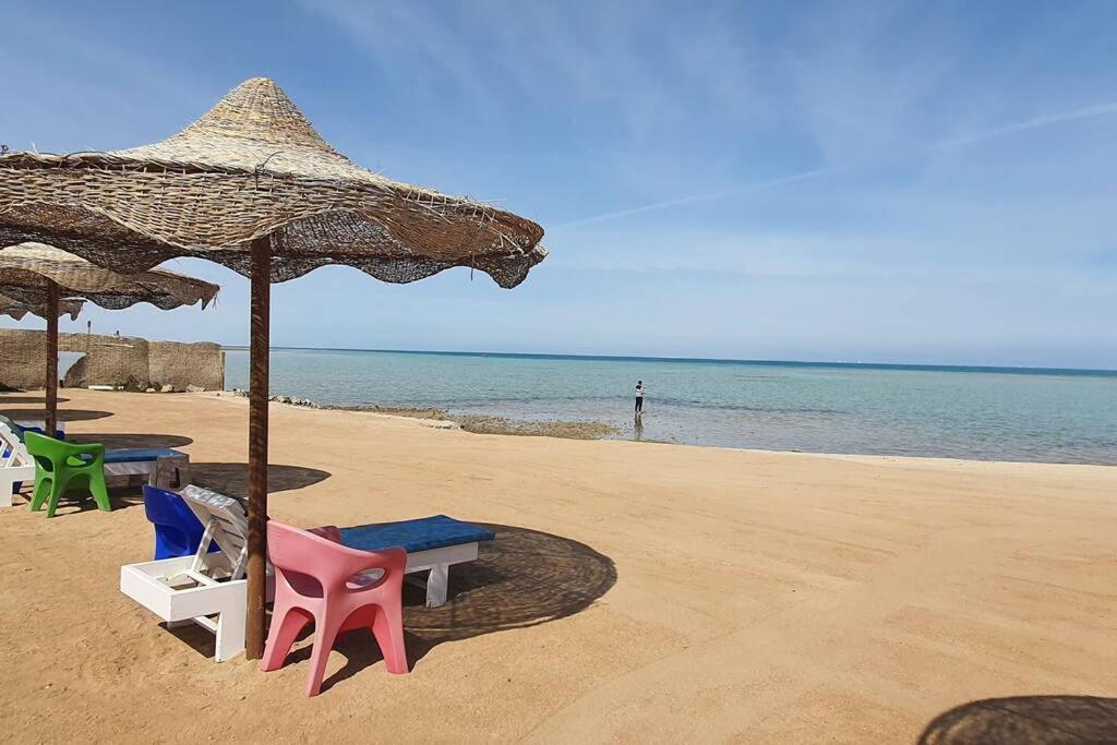 Casablanca Beach Direct Sea View Tow Bedroom Apartment Χουργκάντα Εξωτερικό φωτογραφία