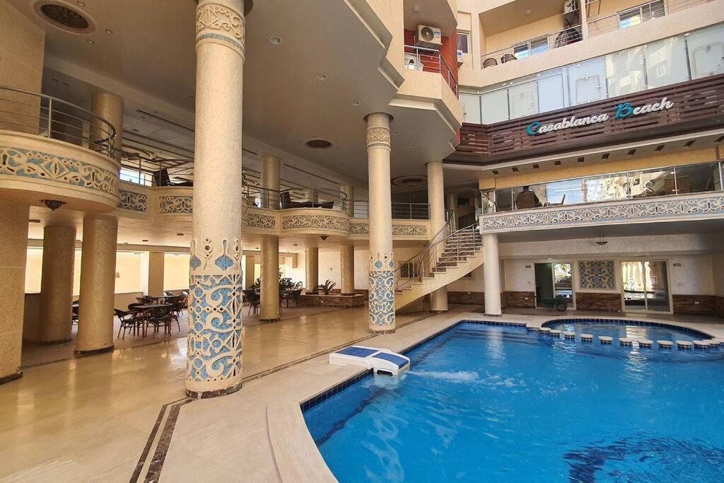 Casablanca Beach Direct Sea View Tow Bedroom Apartment Χουργκάντα Εξωτερικό φωτογραφία