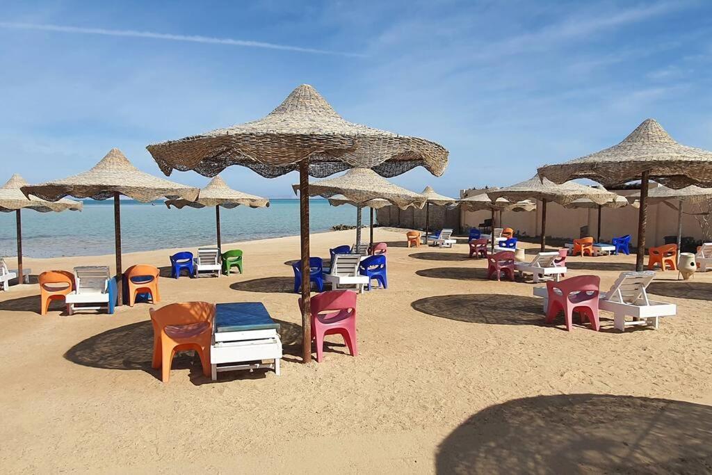 Casablanca Beach Direct Sea View Tow Bedroom Apartment Χουργκάντα Εξωτερικό φωτογραφία