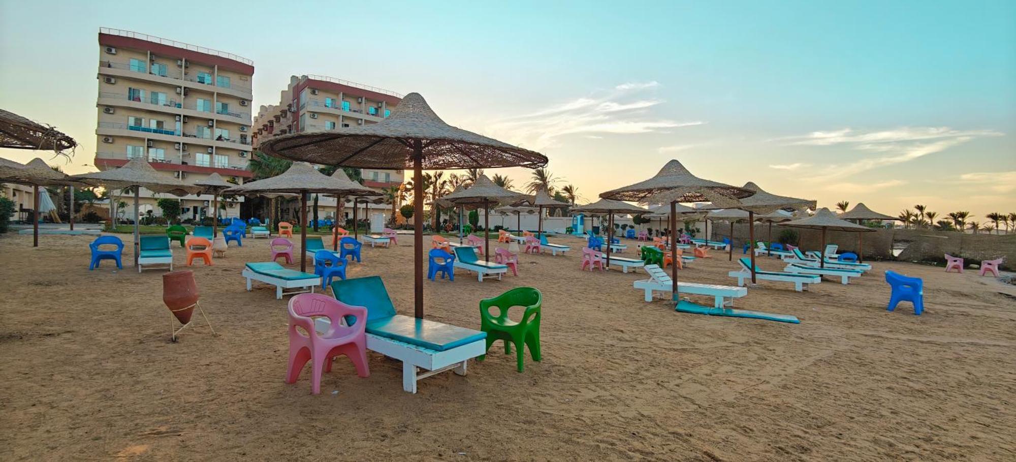 Casablanca Beach Direct Sea View Tow Bedroom Apartment Χουργκάντα Δωμάτιο φωτογραφία