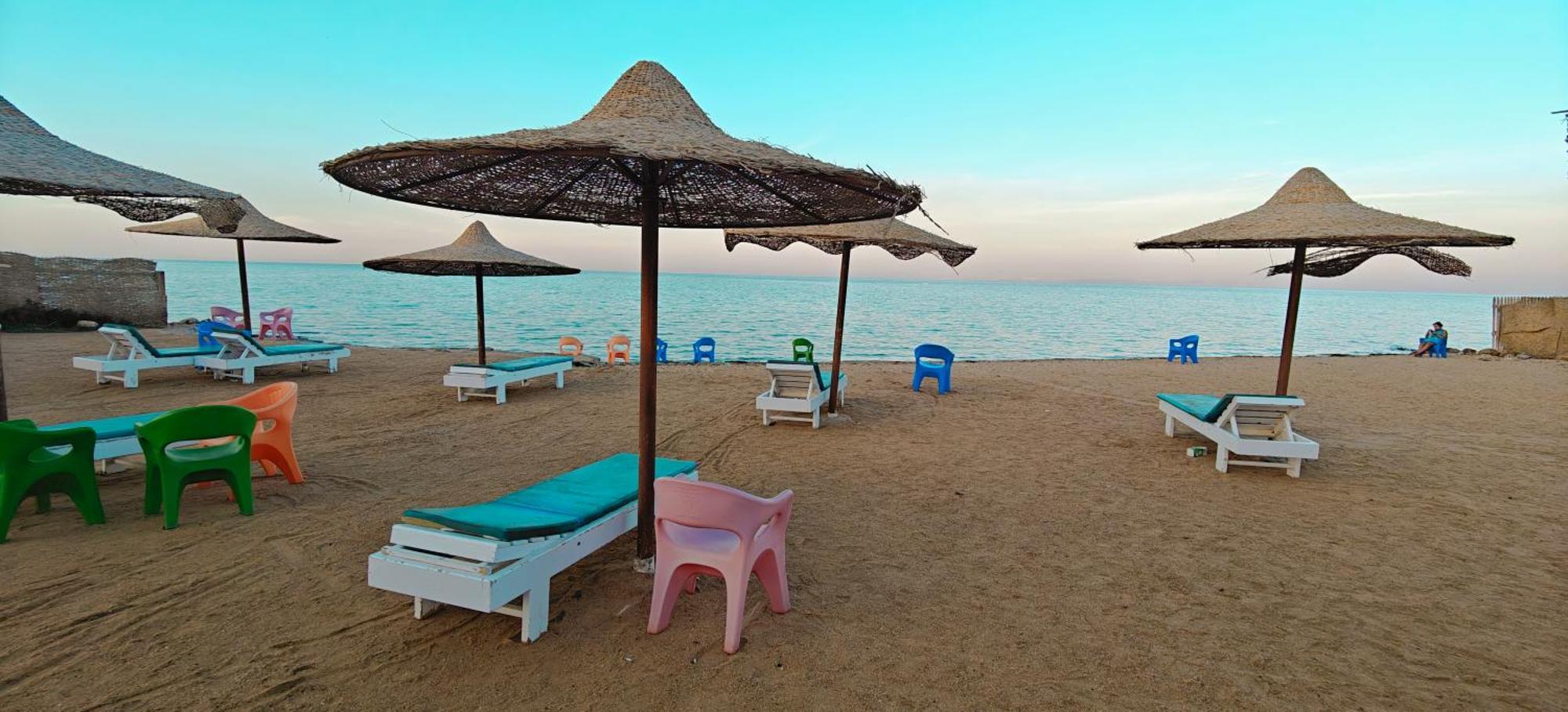 Casablanca Beach Direct Sea View Tow Bedroom Apartment Χουργκάντα Δωμάτιο φωτογραφία